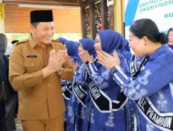 Bunda PAUD Resmi Dikukuhkan, Bupati Subandi Tegaskan Komitmen Wujudkan PAUD Ramah Anak di Sidoarjo