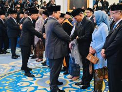 Presiden Prabowo Subianto melantik sejumlah pejabat negara di Istana