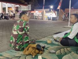 Semakin Solid, Babinsa dan Satpol PP Bahas Keamanan Wilayah Kecamatan