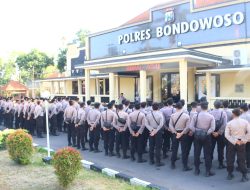 Polres Bondowoso Kerahkan 90 Personil untuk Back Up Polres Jember dalam Menghadapi Aksi Demo Mahasiswa