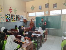 Babinsa Kodim 0822 Dukung Program Makan Bergizi Gratis untuk Ribuan Pelajar di Tapen Kab Bondowoso