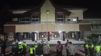 Patroli Gabungan Skala Besar Kodim 0822 Ikut Jaga Kondusifitas Kabupaten Bondowoso