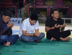 Kasdim 0822 Mayor Inf Tanuri Pimpin Doa Pembukaan Turnamen Voli Dandim Cup 1