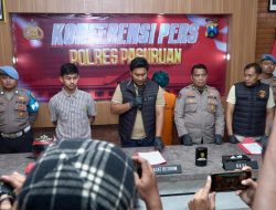 Polres Pasuruan Amankan Pelaku Pelempar Bom Molotov Pos Lantas Pandaan