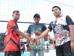 Meriah! Dandim Cup I Resmi Dibuka, Puluhan Tim Siap Ramaikan Turnamen Voli Bondowoso