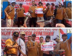 Meriahkan HUT RI ke-80 Desa Kepatihan, Ribuan Warga Tumplek blek Ikuti Jalan Sehat Bertabur Hadiah