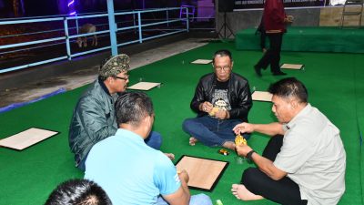 Kasdim Bondowoso Hadiri Lomba Domino, Bukti TNI Selalu Hadir di Tengah Masyarakat