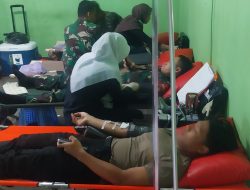 Jelang HUT TNI Ke-80, Dandim 0822 Bondowoso Ajak TNI-Polri & Warga Donor Darah Bareng