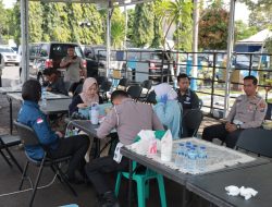 Sambut Hari Lalu Lintas Bhayangkara ke -70 Polres Jember Gelar Baktikes Gratis