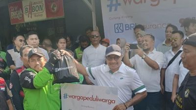 Peduli Keadaan Sosial, 98 Resolution Network Bagikan Sembako Kepada Ojol dan Masyarakat Bawah
