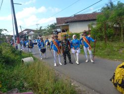 Pawai Budaya Meriahkan Maulid Nabi dan HUT IPGS ke-11 di Koncer Kidul, Babinsa Ambil Bagian