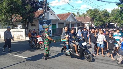 Sinergitas TNI-Polri Kawal Jalan Sehat di Ponpes Nurul Mu’ain, Ribuan Peserta Merasa Aman dan Nyaman