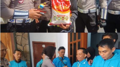 Satlantas Polres Bondowoso gelar bakti sosial untuk ojol, tukang becak, dan supoltas, wujud kepedulian Polri kepada masyarakat kecil