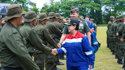 Gubernur Akmil Hadiri Penutupan Pelatihan Bela Negara Calon Pekerja Pertamina 2025