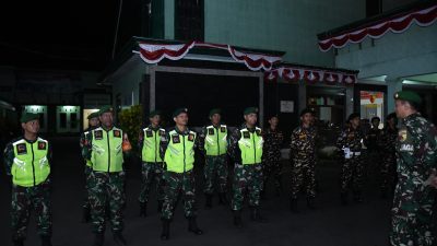 Patroli Humanis Kodim 0822 Bondowoso dan Banser, Warga Merasa Tenang