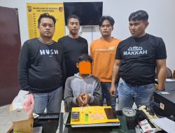 Polsek Singingi Tangkap Pengedar Sabu di Simpang Sambung Kuansing