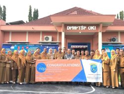 Konsisten Jaga Mutu Layanan, DPMPTSP OKI Raih ISO 9001:2015