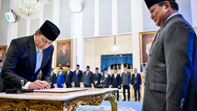 Presiden RI Melaksanakan Pelantikan Pejabat di Istana Negara Jakarta