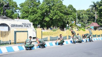 Meriahkan HUT ke-80 TNI, Kodim 0822 Gelar Karya Bakti Humanis di Jantung Kota