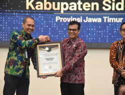 Pemkab Sidoarjo Raih Penghargaan Gadjah Mada Digital Transformation Governance Index Award 2025