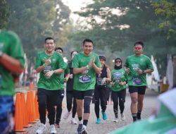 Ribuan Peserta Ikuti Ogan Ilir Fun Run 2025, Bupati Panca Wijaya Akbar Semarakkan Kemerdekaan RI