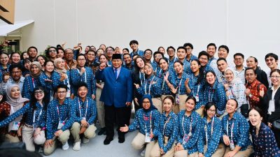 Presiden RI Prabowo Subianto Kunjungi Paviliun Indonesia Pada Expo di Osaka Jepang