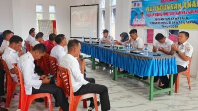 Camat Rawas Ulu, Pimpin Kegiatan Sosialisasi