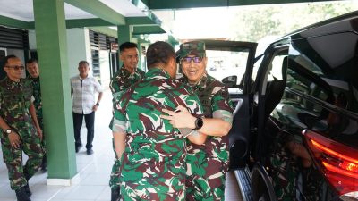 Kunjungan Kerja Tim Wasev Bakti TNI Disambut Langsung oleh Dandim