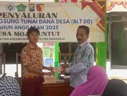 Desa Mojoruntut Kecamatan Krembung Salurkan BLT-DD Tahap Ketiga TA 2025