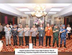Kapolri Jenderal Polisi Listyo Sigit Prabowo Tiba di Palembang, Disambut Kapolda Sumsel dan Forkopimda