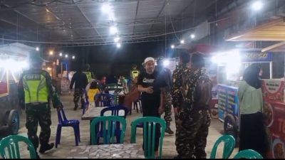 Babinsa 0822 Dan Banser Patroli Dengan Semangat Wujudkan Keamanan Kondusif di Kecamatan Pujer Kab Bondowoso