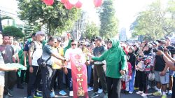 Jalan Sehat Meriahkan HUT TNI ke-80, Dandim 0822, Forkopimda Dan Ribuan Warga Bondowoso Tumpah Ruah