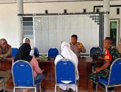 Dukung Kesehatan Generasi dan Lansia, Babinsa Hadiri Rapat Evaluasi PMT
