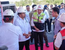 Wapres Gibran Tinjau Proyek Tol Palembang-Betung,Bupati Panca Sambut Hangat