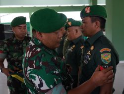 Melepas dengan Hormat, Menyambut dengan Semangat, Korps Raport dan Purnawira Kodim 0402/OKI-OI
