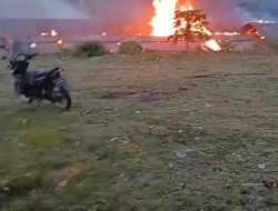 Gudang Penyimpanan Rokok di Kadur Terbakar