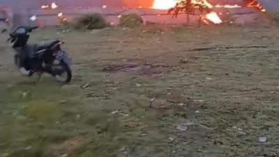 Gudang Penyimpanan Rokok di Kadur Terbakar