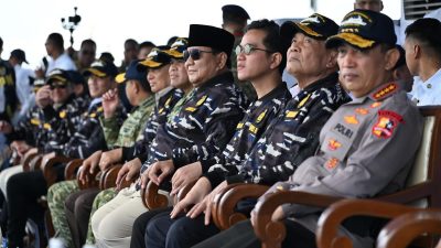Presiden Prabowo Subianto menghadiri rangkaian agenda HUT ke 80 TNI