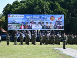 HUT ke-80 TNI di Bondowoso, Dandim 0822: “TNI Kuat Karena Bersama Rakyat”