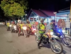 Kompak di Malam Hari, Babinsa Koramil 0822/01 dan Banser Keliling Kota Bondowoso