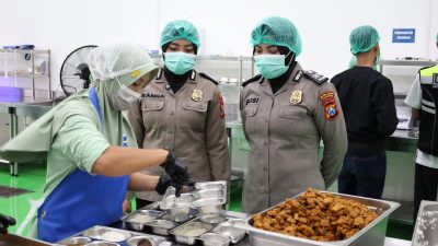 Pastikan MBG Higienis Polres Tulungagung Uji Food Safety di SPPG