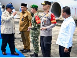 Presiden Prabowo Subianto tiba di Bandar Udara Depati Amir