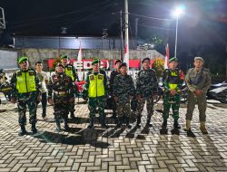 TNI, Banser, dan Satpol PP Bersatu Jaga Kamtibmas Curahdami, Babinsa Jadi Garda Terdepan di Lapangan