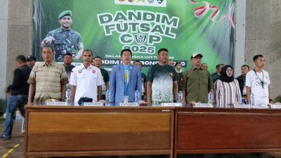 Dandim 0822 Bondowoso Buka Turnamen Futsal Cup I: Ajang Sportivitas dan Pencarian Bibit Muda Berprestasi