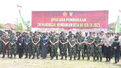 TMMD ke-126 Resmi Dibuka di Sidoarjo, Bukti Nyata Sinergi TNI dan Pemda Bangun Desa Maju dan Tangguh