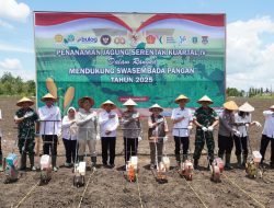 Pemkab OKI Dukung Polri Tanam Jagung Serentak Kuartal IV