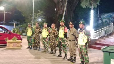 TNI, Banser, dan Satpol PP Gelar Patroli Bersama Wujudkan Kondusivitas Malam di Kecamatan Tegalampel