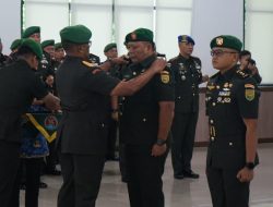Danrem 044/Gapo Pimpin Sertijab Dandim 0402/OKI-OI
