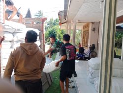 Babinsa Kodim 0822 Bantu Warga Salurkan Bibit Padi Inpari 32 untuk Dukung Ketahanan Pangan