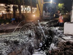 Diduga Ada Pencurian Kabel Saat Proyek Box Culvert di Krembangan, Warga Resah